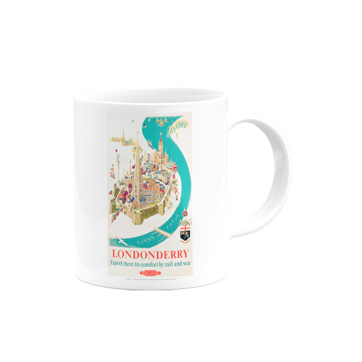 Londonderry - In comfort by rail and sea Mug
