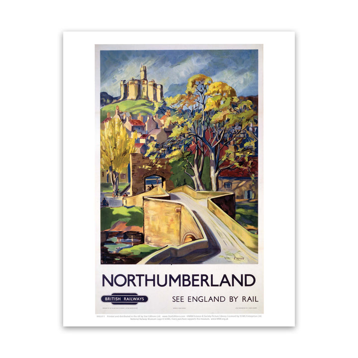 Northumberland - British railways Art Print