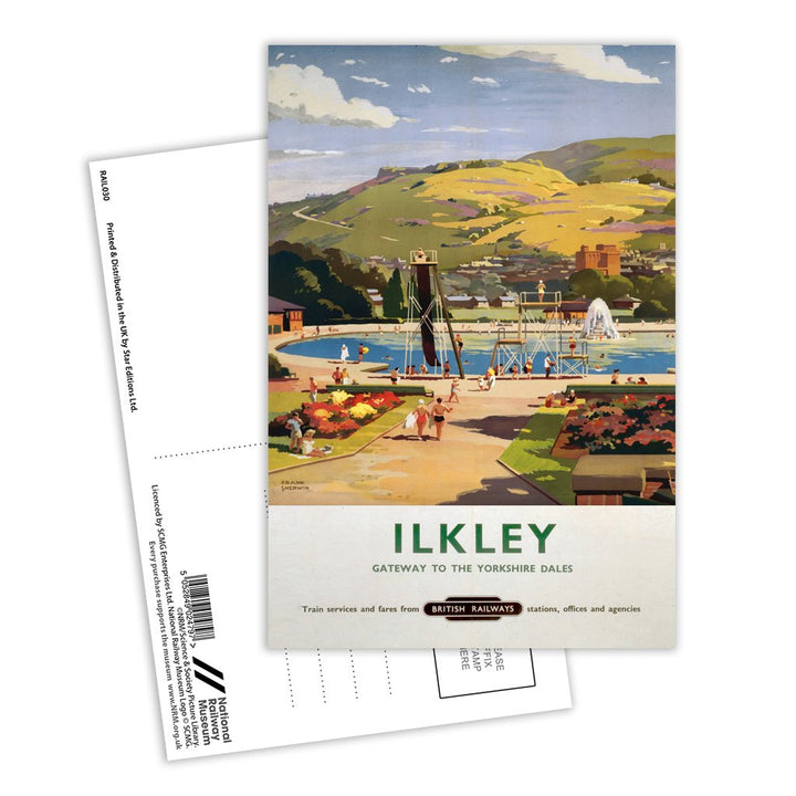 Ilkley - gateway to the Yorkshire Dales Postcard Pack of 8