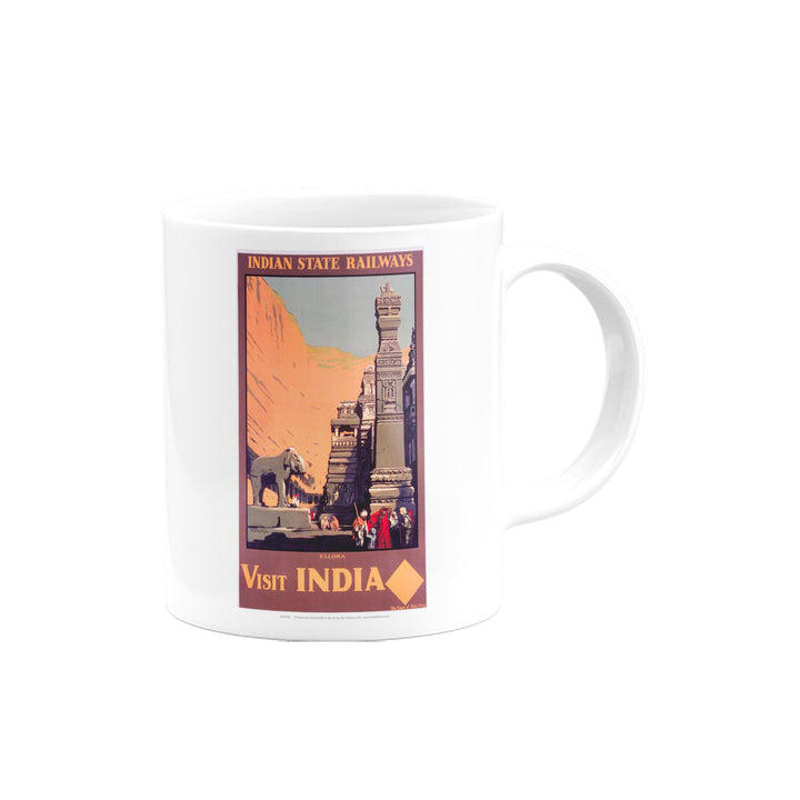 Ellora - Visit India Indian State Railways Mug