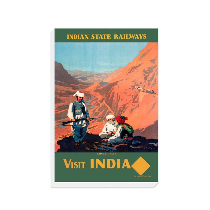 Khyber Pass - Visit India Indian State Railways - Canvas