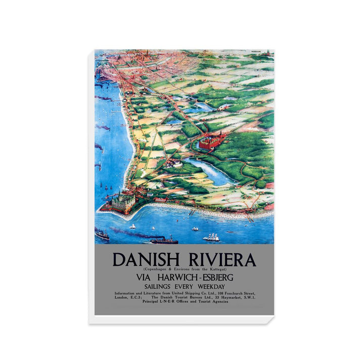 Danish Riviera Via Harwich - Canvas