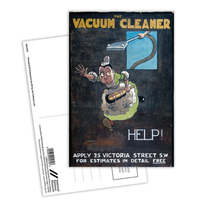 The Vacuum Cleaner - HELP! Postcard Pack of 8
