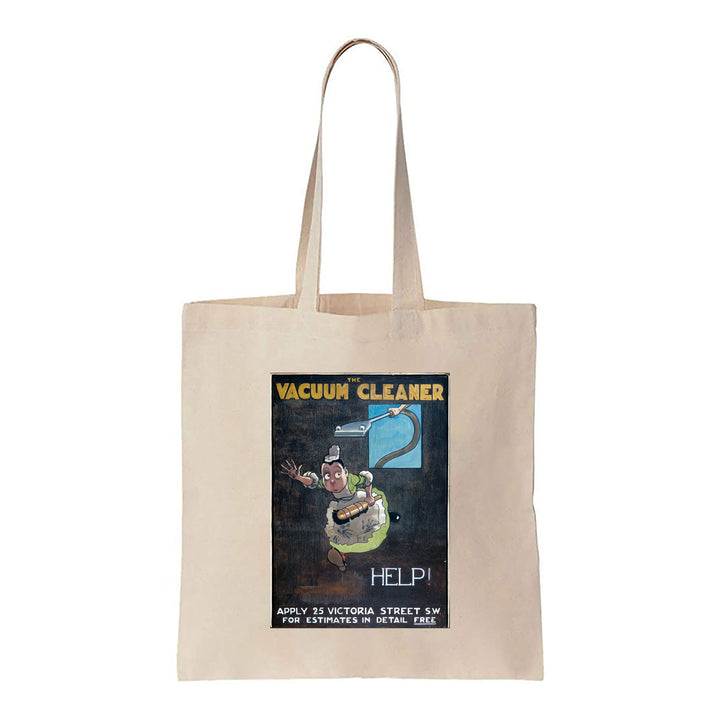 The Vacuum Cleaner - HELP! - Canvas Tote Bag