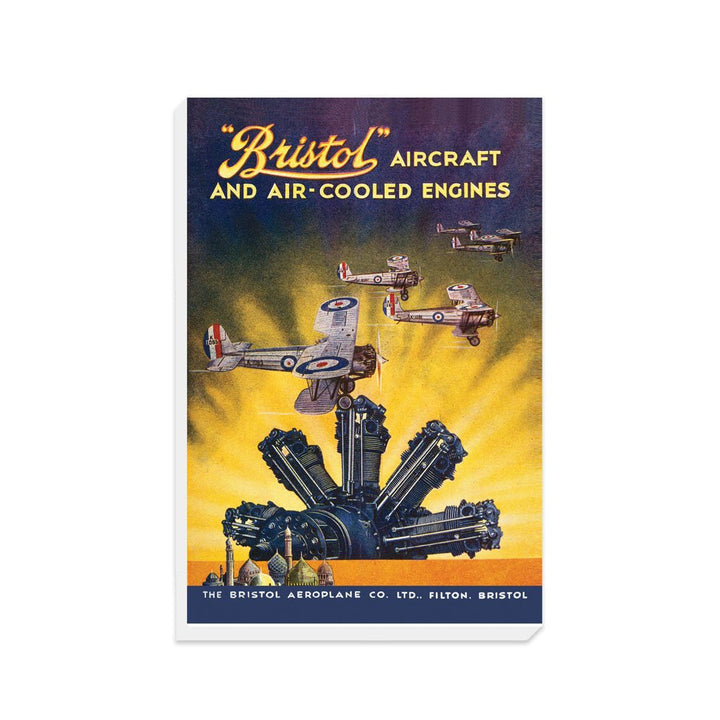Bristol aircraft and air cooled engines - Canvas