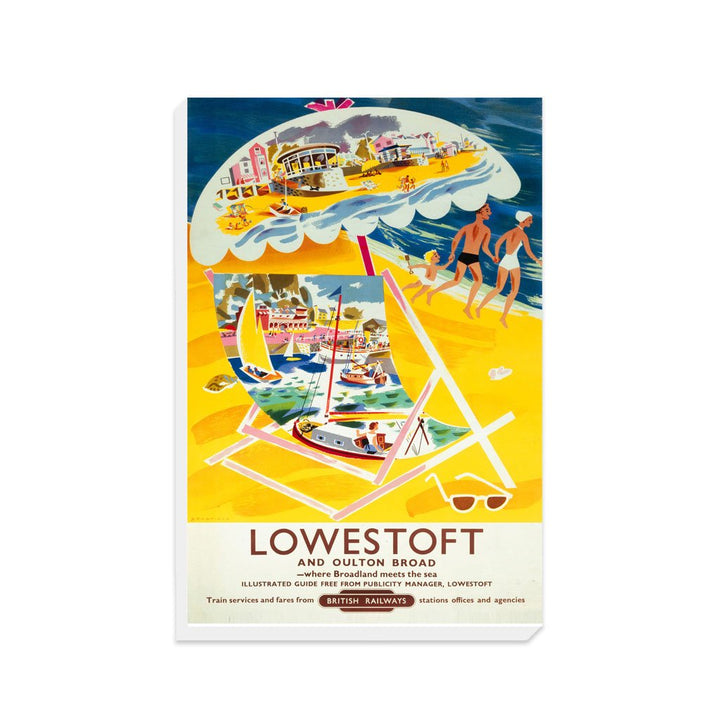 Lowestoft and Oulton Broad - Where Broadland meets the sea - Canvas
