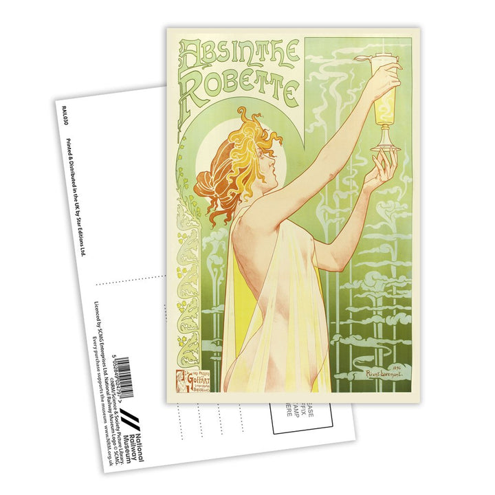 Absinthe Robette Postcard Pack of 8