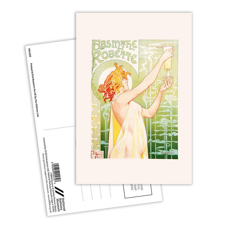Absinthe Robette Postcard Pack of 8
