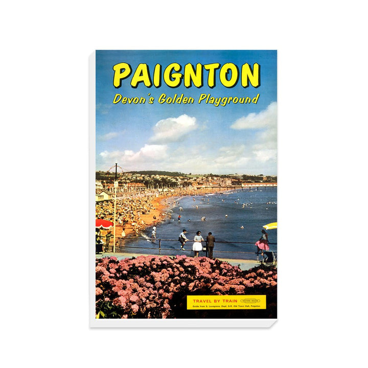 Paignton, Devon - Golden Playground photo - Canvas