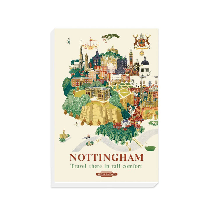 Nottingham British Railways, 1953 - Canvas