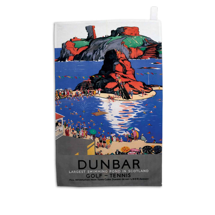 Dunbar, LNER poster, 1923-1947 - Tea Towel
