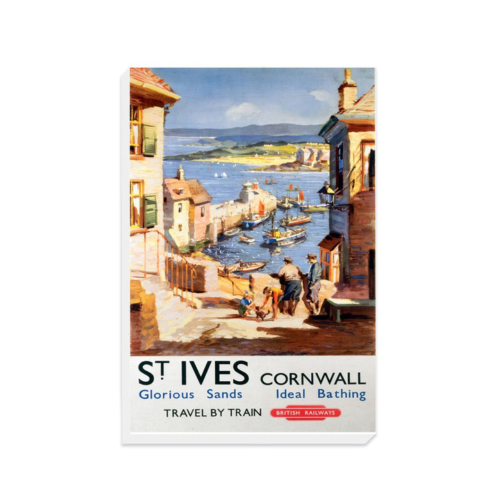 St Ives Cornwall - Glorious sand and Ideal Bathing - Canvas