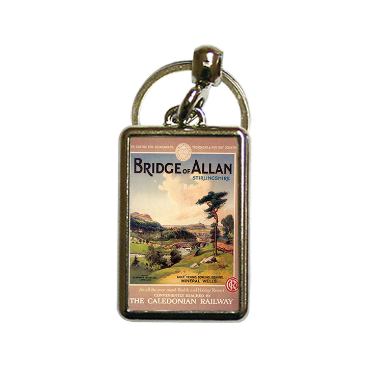 Bridge of Allan, Stirlingshire, Scotland - Metal Keyring