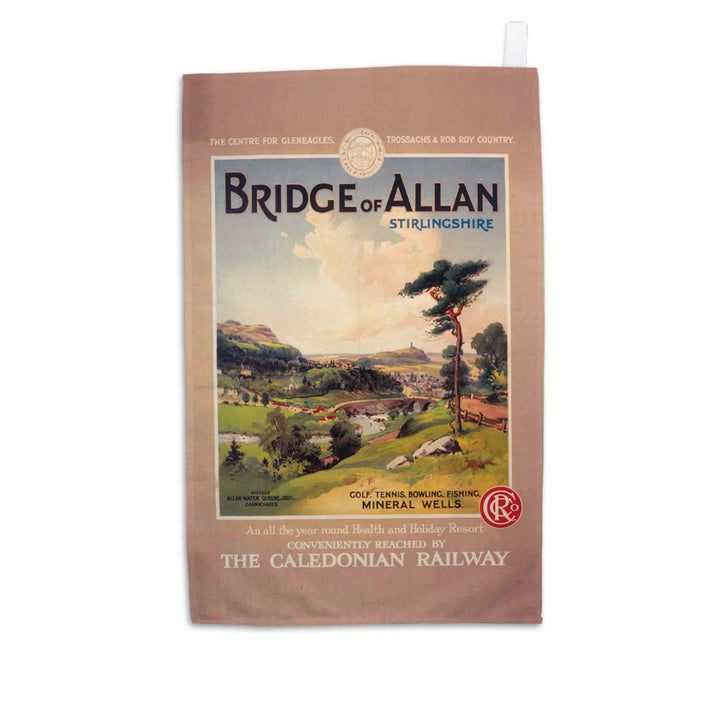 Bridge of Allan, Stirlingshire, Scotland - Tea Towel