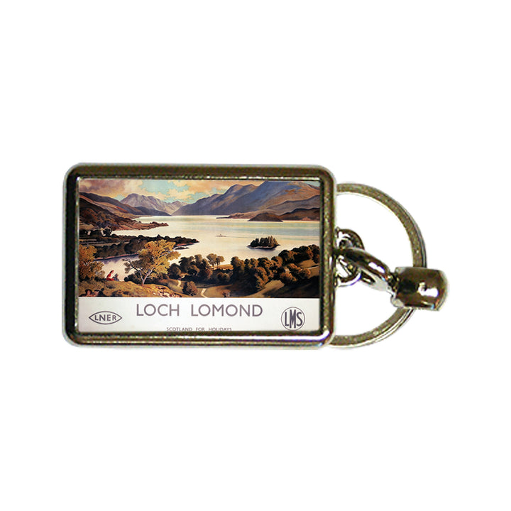 Loch Lomond, Scotland for Holidays - Metal Keyring