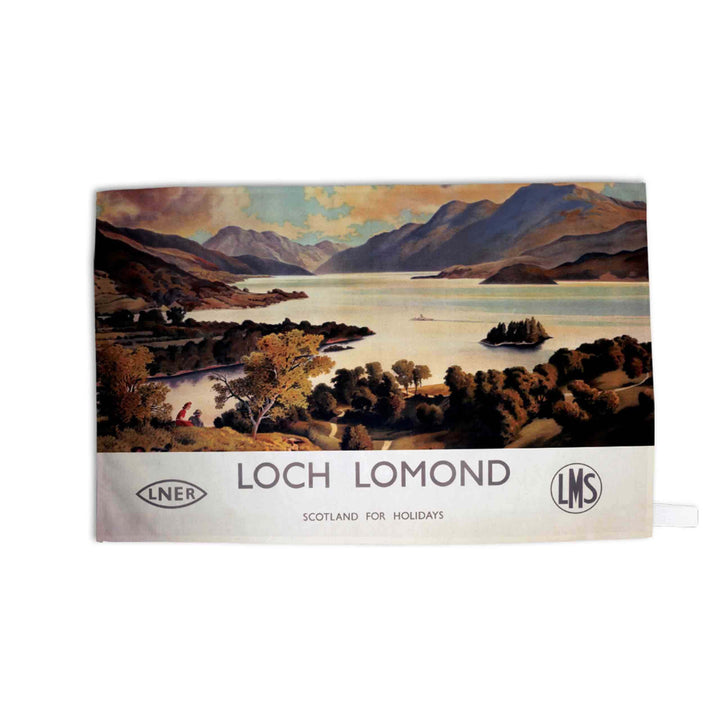 Loch Lomond, Scotland for Holidays - Tea Towel