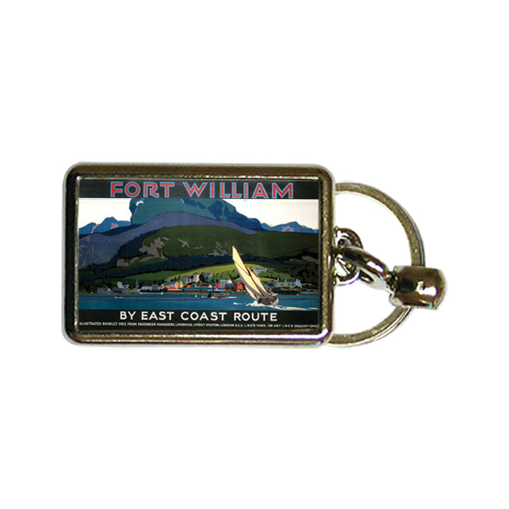 Fort William, by East Coast Route - Metal Keyring