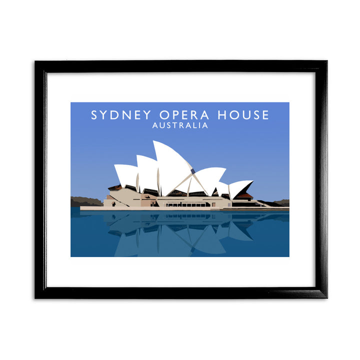 Sydney Opera House, Australia 11x14 Framed Print (Black)