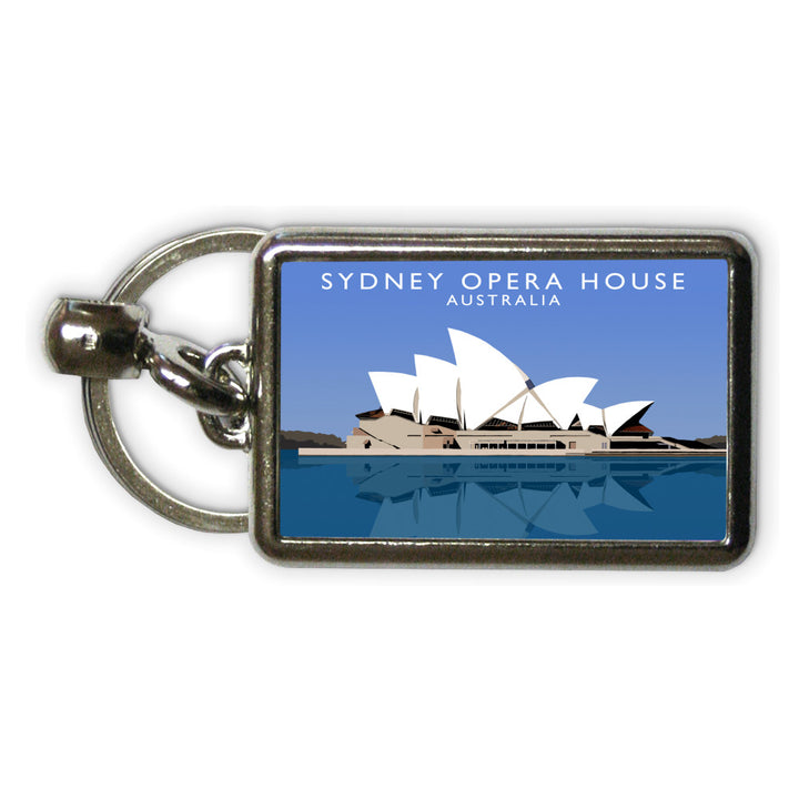 Sydney Opera House, Australia Metal Keyring