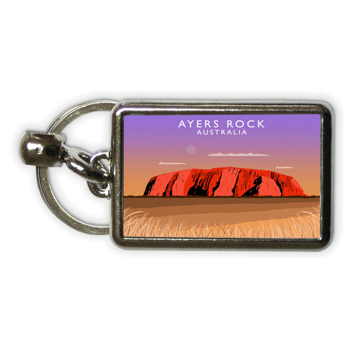 Ayers Rock, Australia Metal Keyring