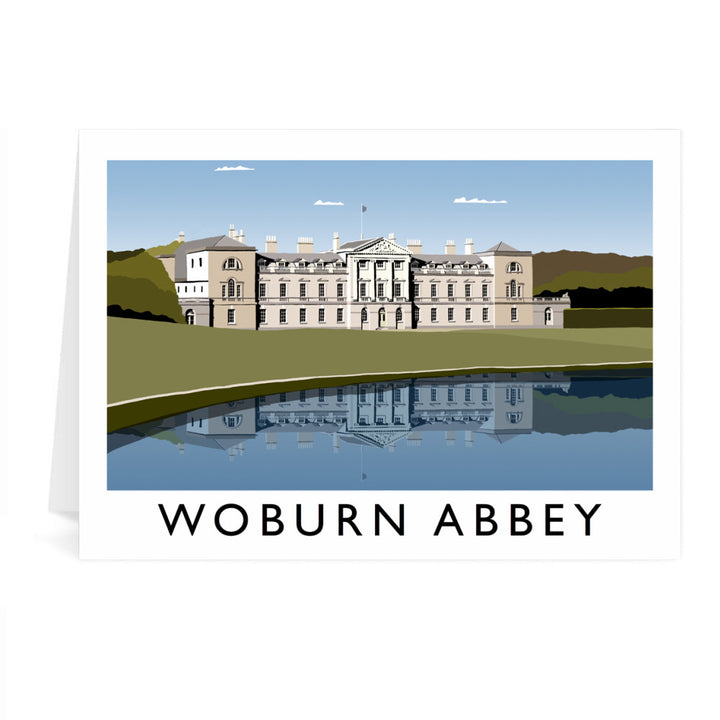 Woburn Abbey, Bedfordshire Greeting Card 7x5