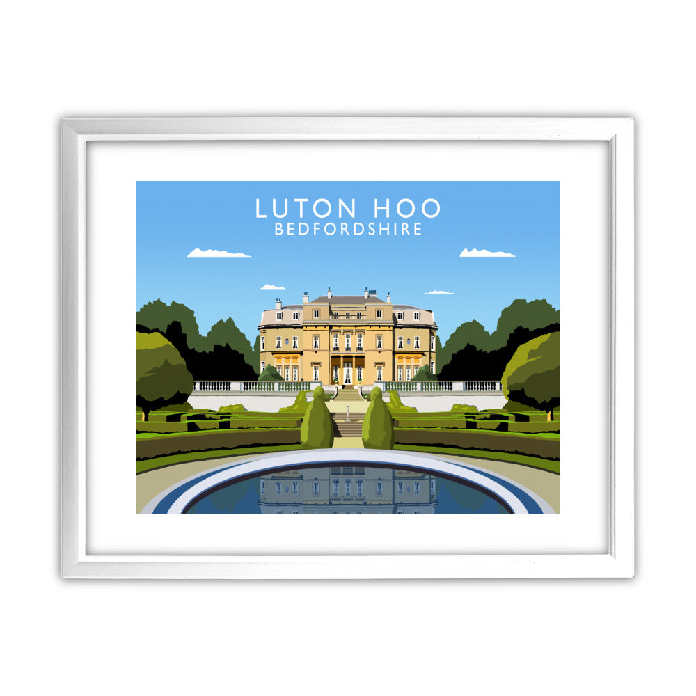 Luton Hoo, Bedfordshire 11x14 Framed Print (White)