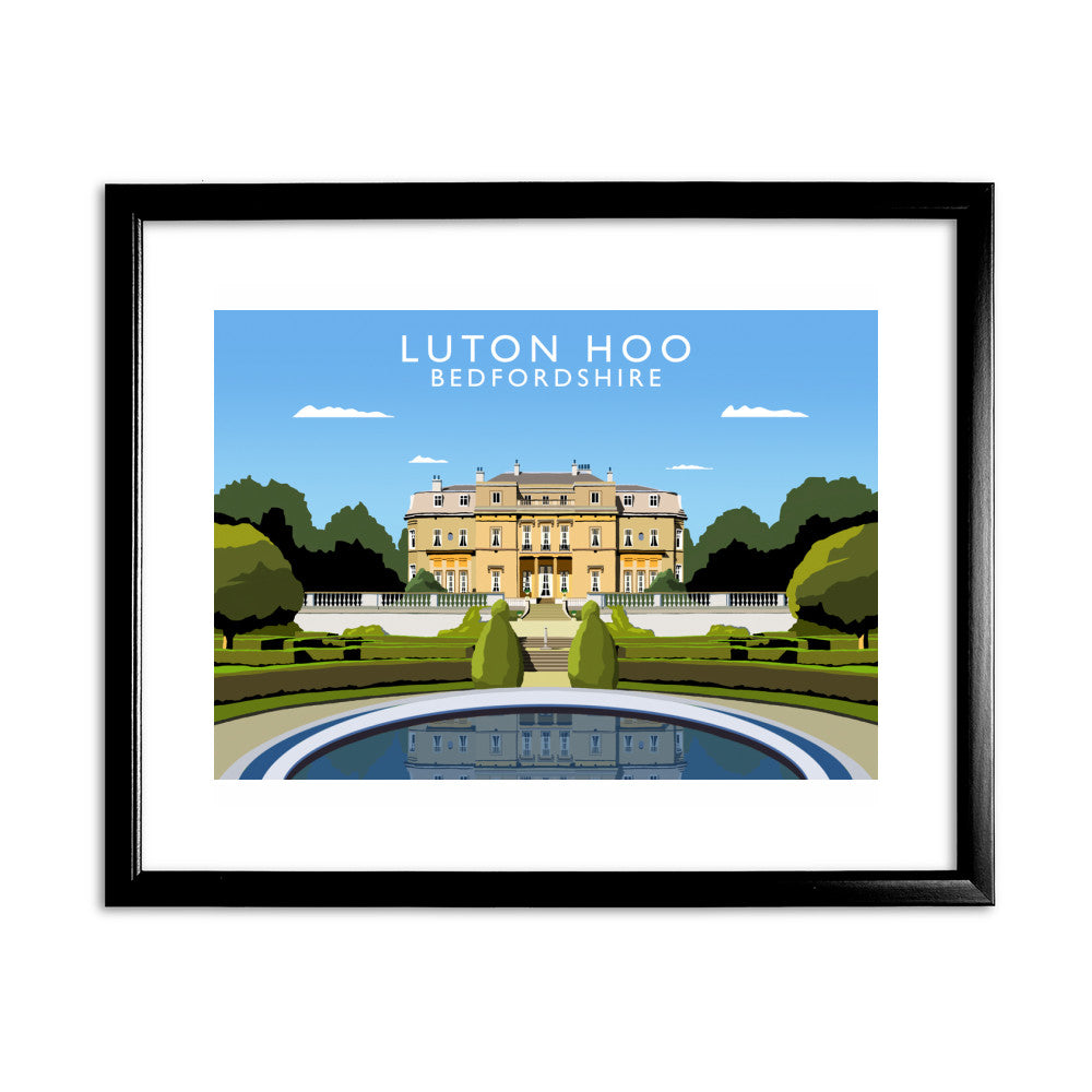 Luton Hoo, Bedfordshire 11x14 Framed Print (Black)