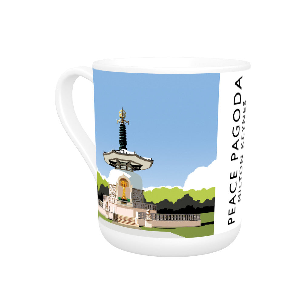 Peace Pagoda, Milton Keynes Bone China Mug