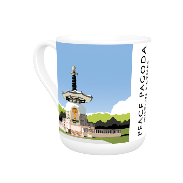 Peace Pagoda, Milton Keynes Bone China Mug