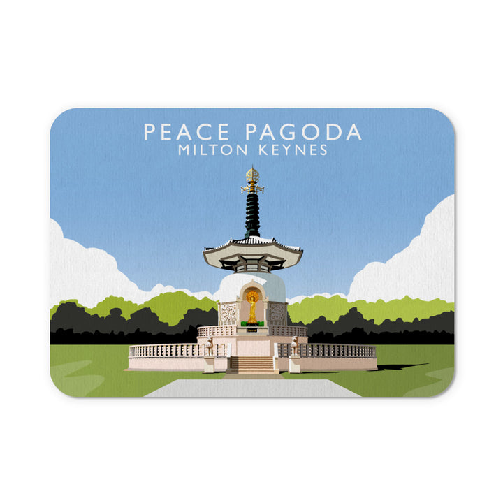 Peace Pagoda, Milton Keynes Mouse Mat