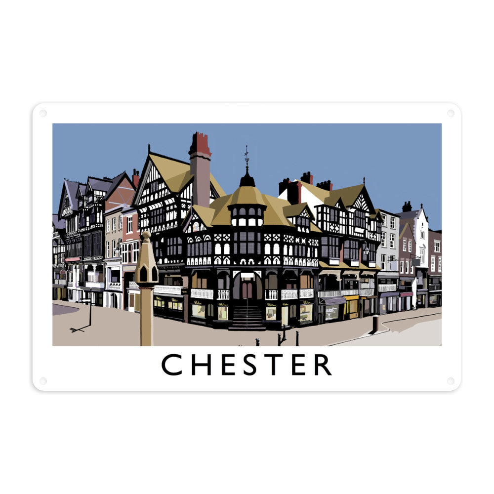 Chester Metal Sign