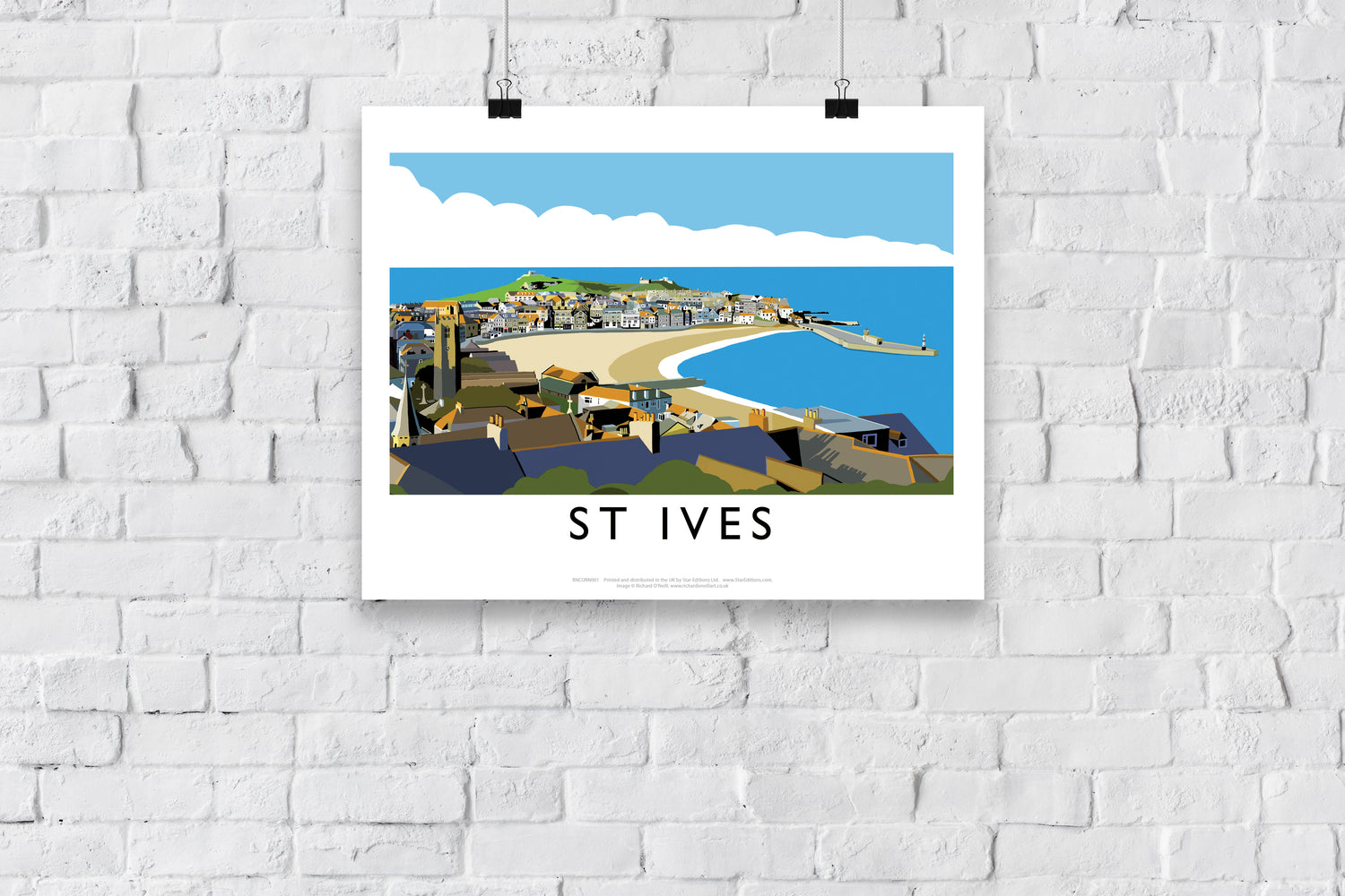 St Ives, Cornwall - Art Print