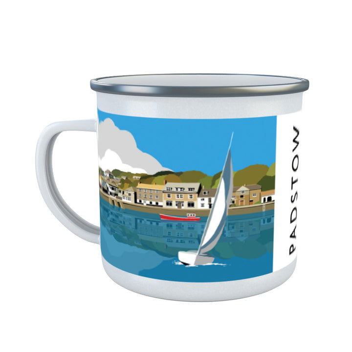 Padstow, Cornwall Enamel Mug