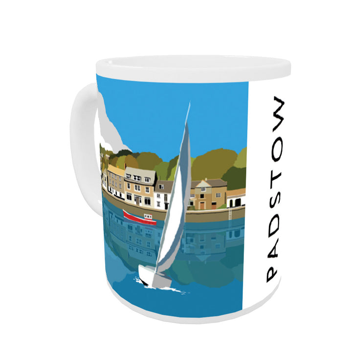 Padstow, Cornwall Coloured Insert Mug