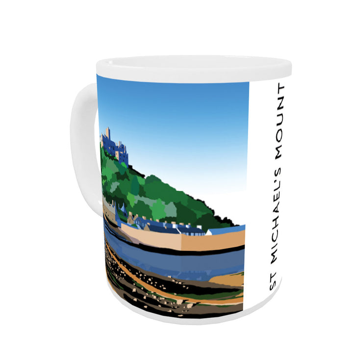 St Michaels Mount, Cornwall Coloured Insert Mug