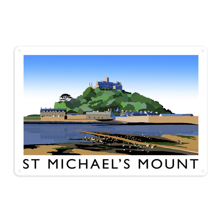 St Michaels Mount, Cornwall Metal Sign