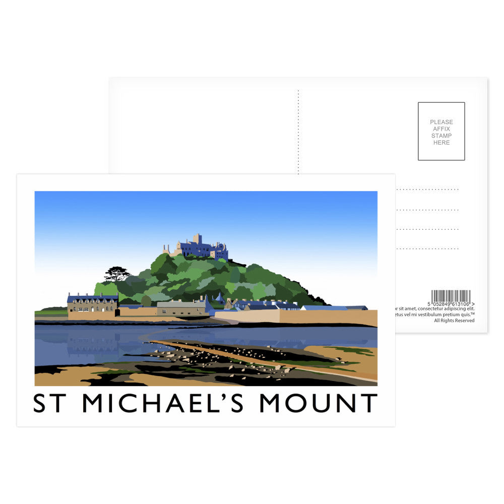 St Michaels Mount, Cornwall Postcard Pack