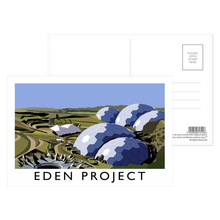 Eden Project, Cornwall Postcard Pack