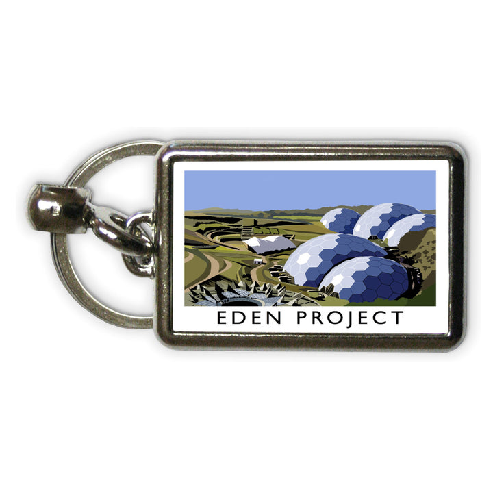 Eden Project, Cornwall Metal Keyring