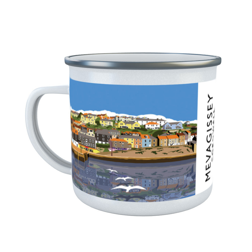 Mevagissey, Cornwall Enamel Mug