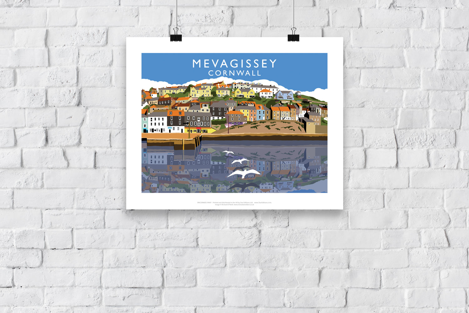 Mevagissey, Cornwall - Art Print