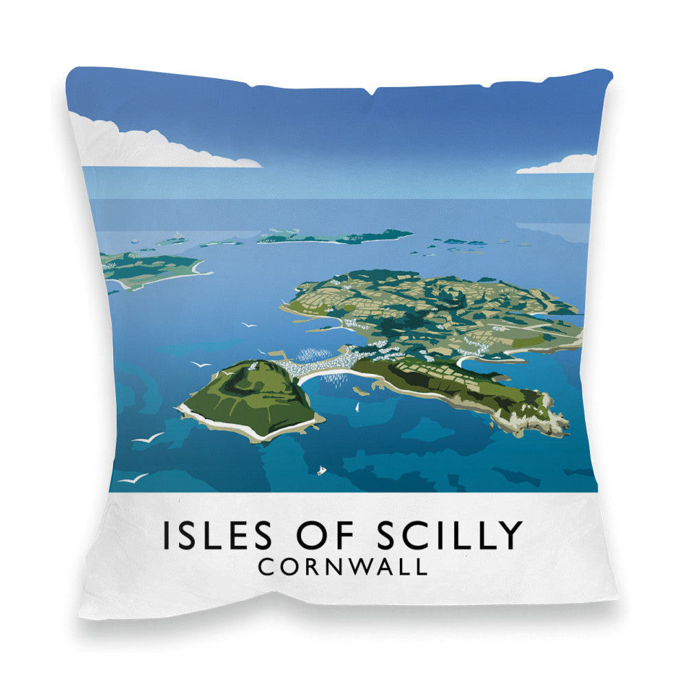 Isles of Scilly, Cornwall Fibre Filled Cushion