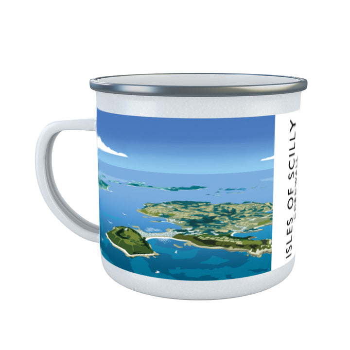 Isles of Scilly, Cornwall Enamel Mug