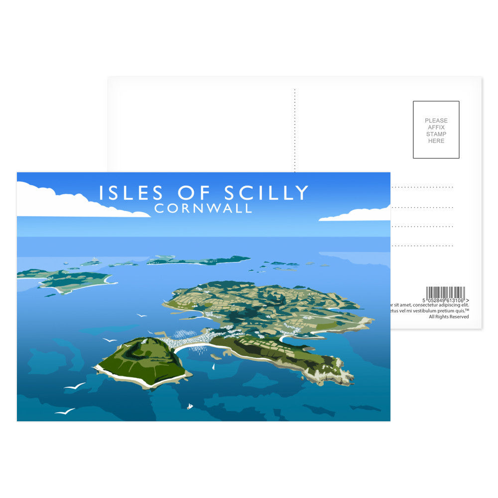 Isles of Scilly, Cornwall Postcard Pack