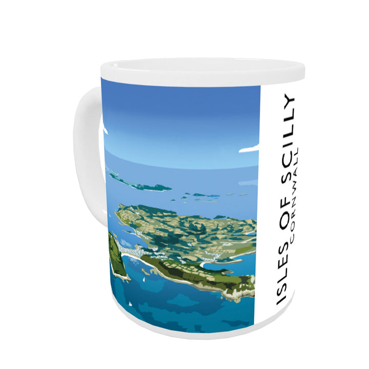 Isles of Scilly, Cornwall Coloured Insert Mug