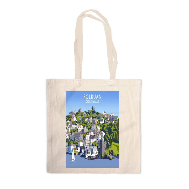 Polruan, Cornwall Canvas Tote Bag