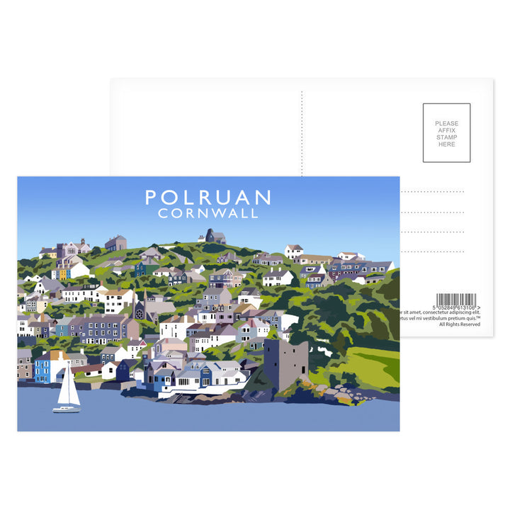 Polruan, Cornwall Postcard Pack