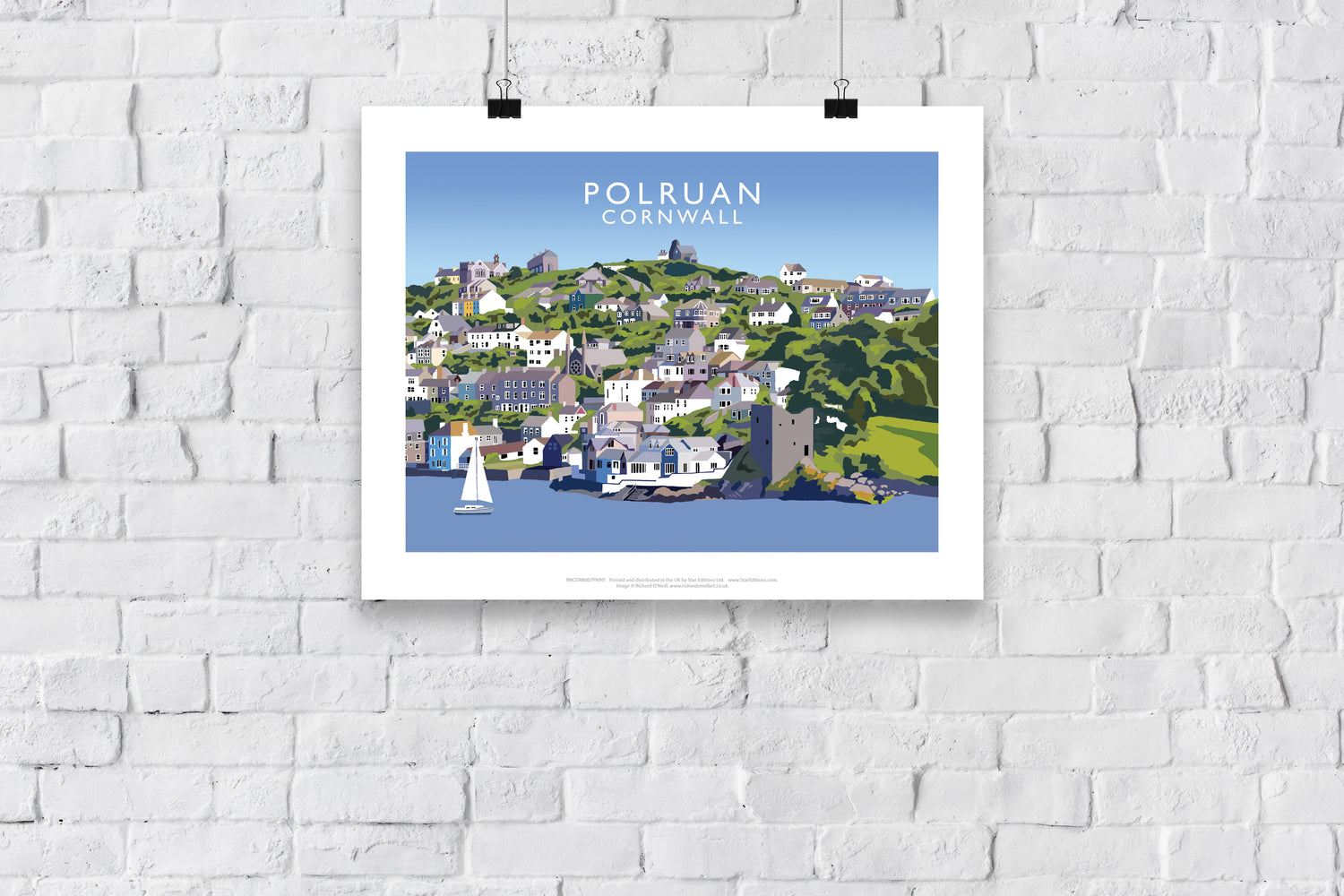 Polruan, Cornwall - Art Print