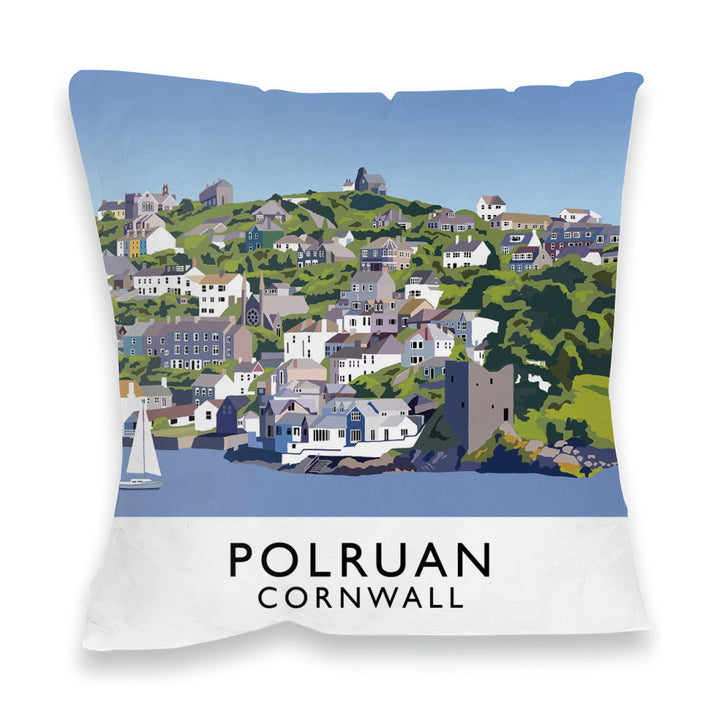 Polruan, Cornwall Fibre Filled Cushion
