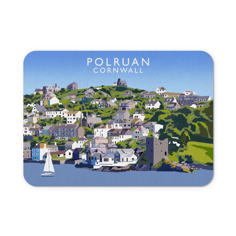 Polruan, Cornwall Mouse Mat